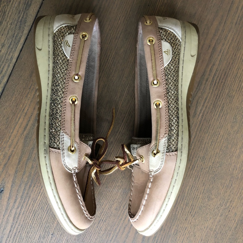 Sperry Top-Sider shoes with gold accents